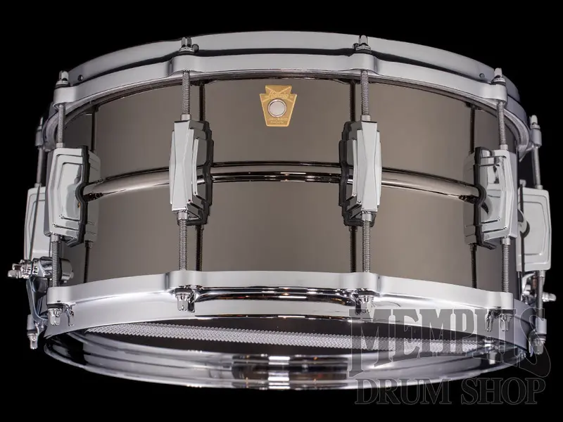 Ludwig Black Beauty 14" X 6.5" Snare Drum – Die-Cast Hoops, Brass Shell Classic 1