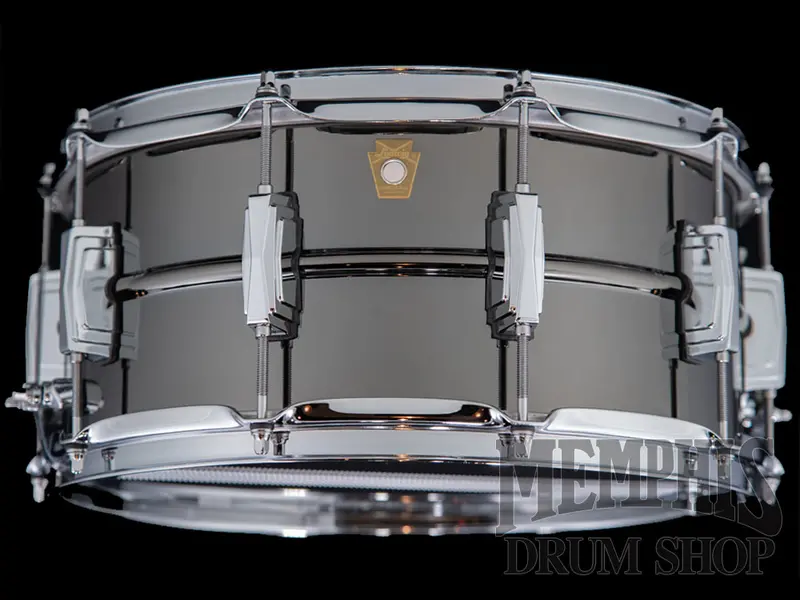 Ludwig Black Beauty 14X6.5-Inch Brass Snare Drum – Vintage-Style Studio Snare 1