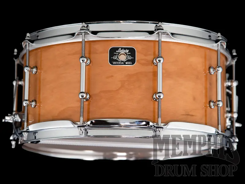 Ludwig Universal 14X6.5 Cherry Wood Snare Drum 1