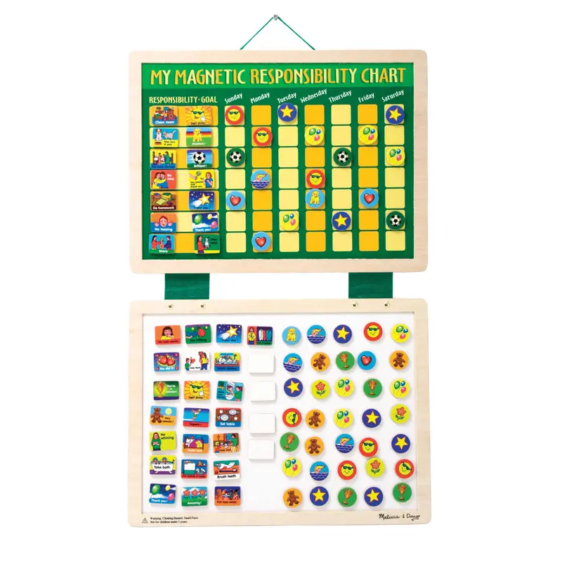 Magnetic Chore Chart For Kids’ Responsibility Tracking 1