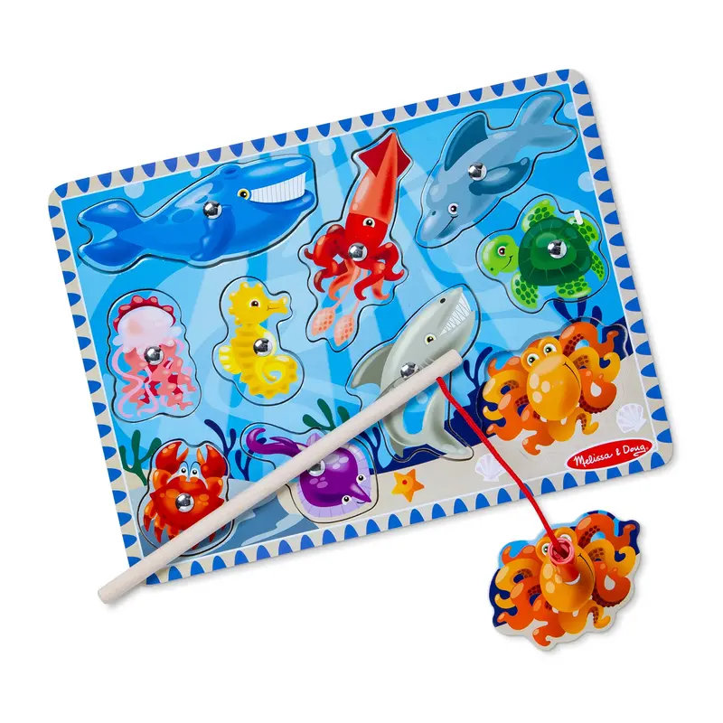 Magnetic Fishing Game With 10 Sea Creatures 1