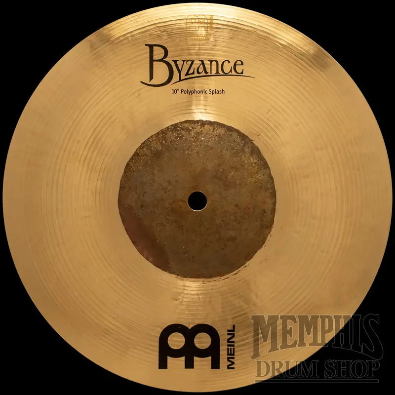 Meinl 10" Byzance Brilliant Polyphonic Splash Cymbal – Bright Accent 1