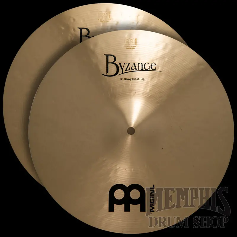 Meinl 14" Byzance Traditional Heavy Hi-Hats – High-Output, Rock-Optimized Pair 1