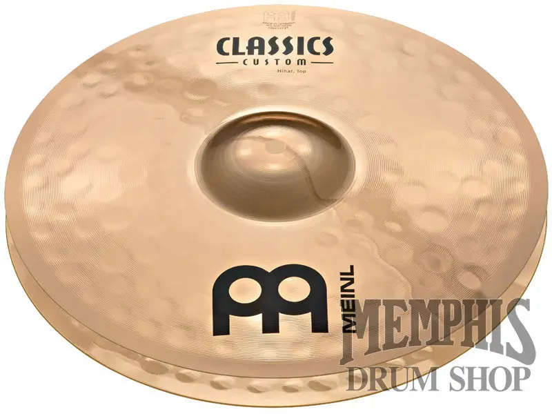 Meinl 14" Classics Custom Brilliant Powerful Hi-Hats 1
