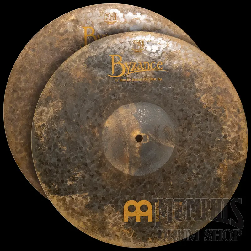 Meinl 15" Byzance Extra Dry Medium Thin Hi-Hats – Unspecified Weight Pair 1