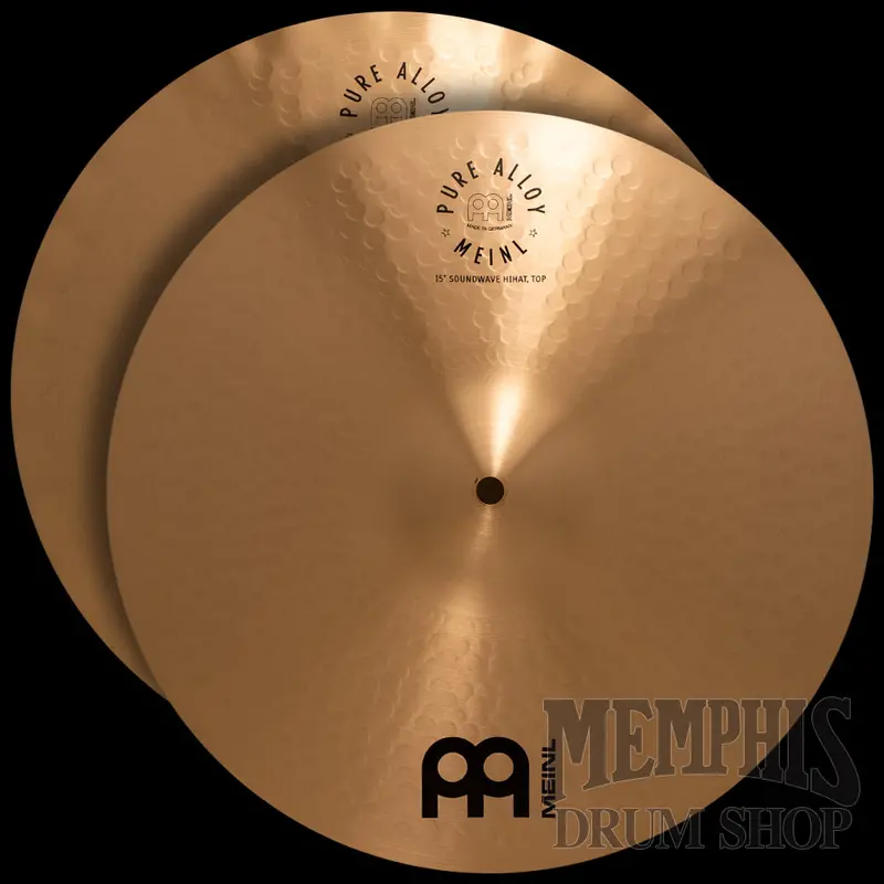 Meinl 15" Pure Alloy Soundwave Hi-Hats – Dynamic, Crisp Chick And Open Sounds 1