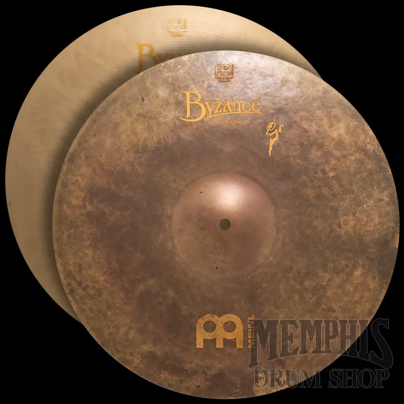 Meinl 16" Byzance Vintage Sand Hi-Hats – Dry, Complex Vintage Texture 1