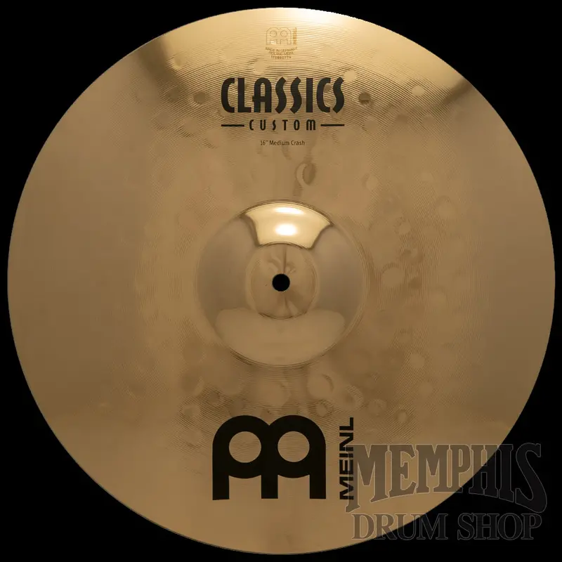 Meinl 16" Classics Custom Brilliant Medium Crash Cymbal 1