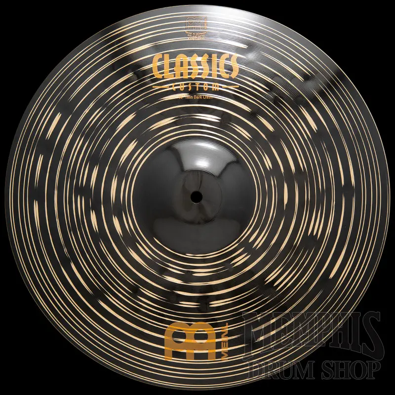 Meinl 16" Classics Custom Dark Thin Crash Cymbal – Fast, Dark Decay 1