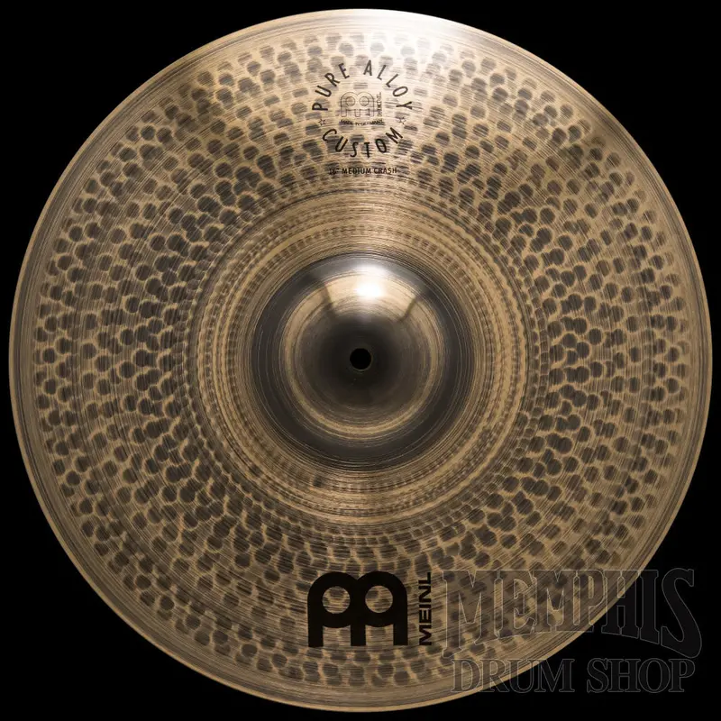 Meinl 16" Pure Alloy Custom Medium Crash Cymbal – Versatile, Mid-Weight Crash 1