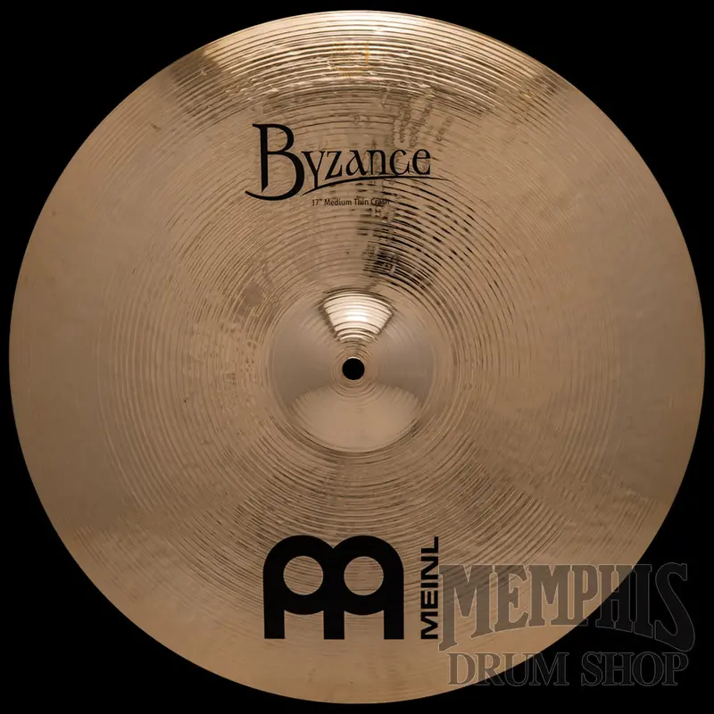 Meinl 17" Byzance Brilliant Medium Thin Crash Cymbal – Articulate, Singing Sustain 1