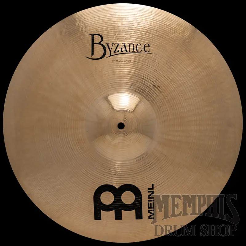 Meinl 18" Byzance Brilliant Medium Crash Cymbal – Bright, Responsive Attack 1