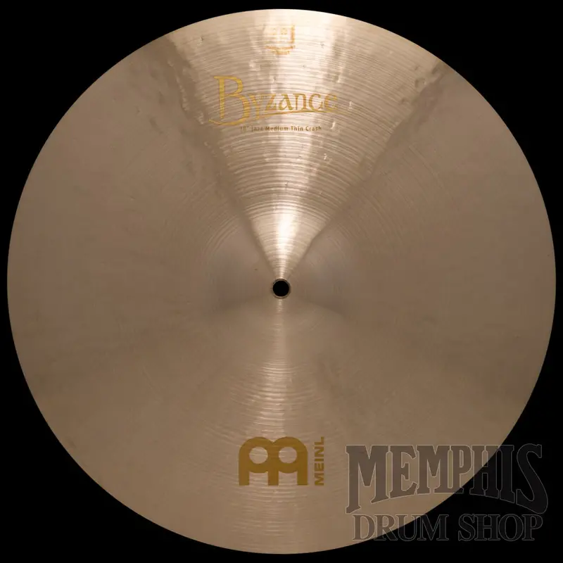Meinl 18" Byzance Jazz Medium Thin Crash Cymbal – Balanced Crash-Ride Flexibility 1