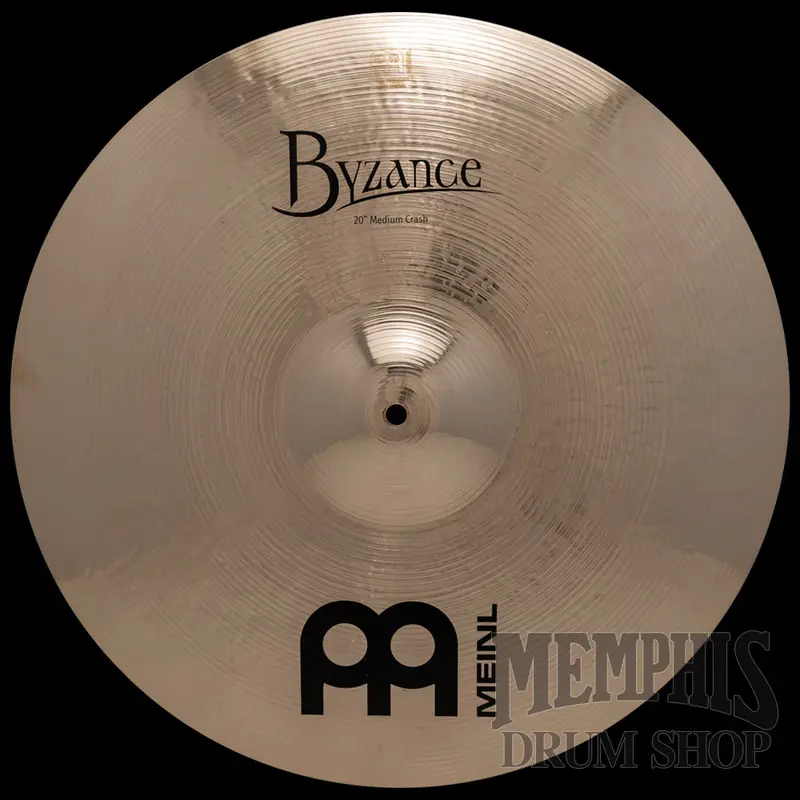 Meinl 20" Byzance Brilliant Medium Crash Cymbal – Hand-Hammered Bronze 1