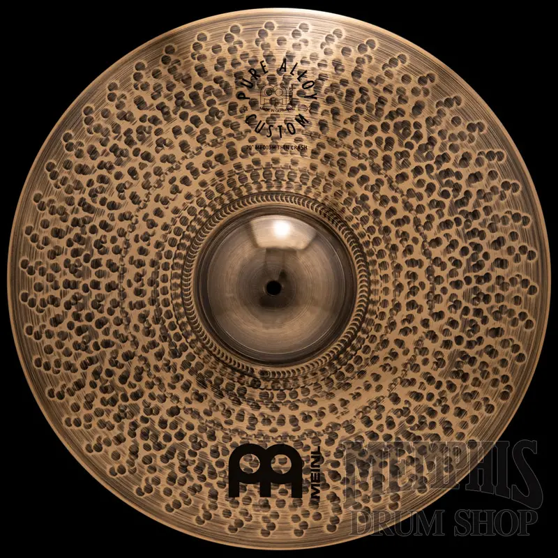 Meinl 20" Pure Alloy Custom Medium Thin Crash Cymbal – Sustained, Musical Crash Tone 1