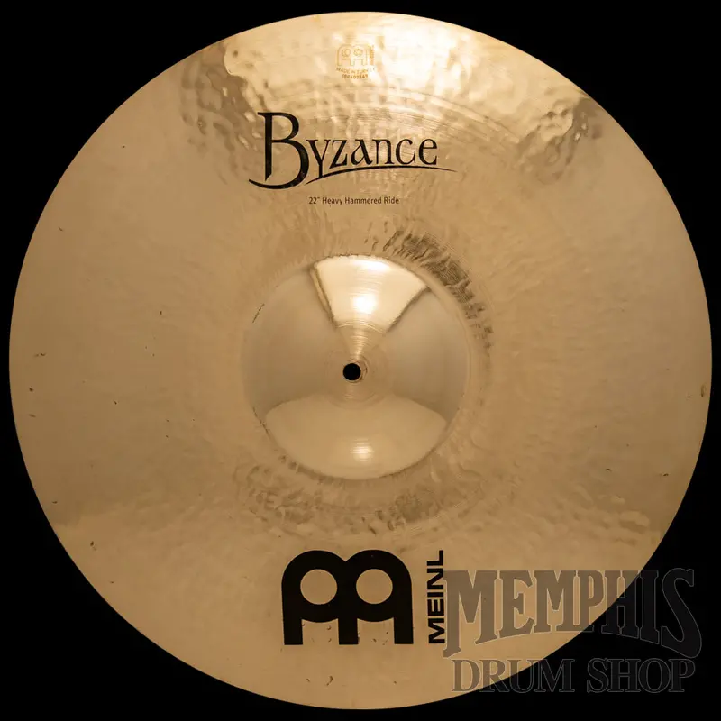 Meinl 22" Byzance Brilliant Heavy Hammered Ride – Bold Projection And Defined Stick Definition 1