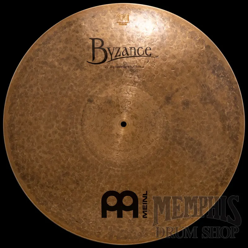 Meinl 22" Byzance Dark Big Apple Flat Ride Cymbal – Zero-Profile Ride 1