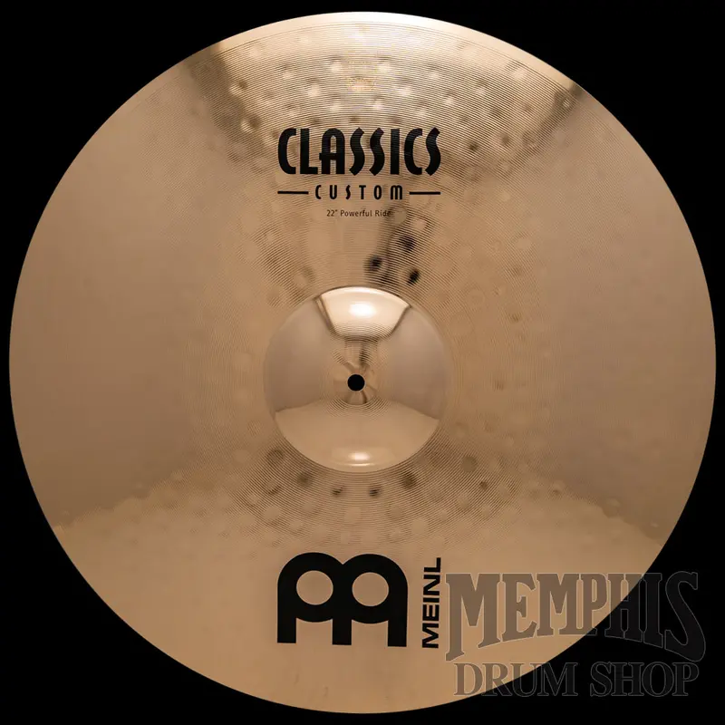 Meinl 22-Inch Classics Custom Brilliant Heavy-Duty Ride Cymbal 1