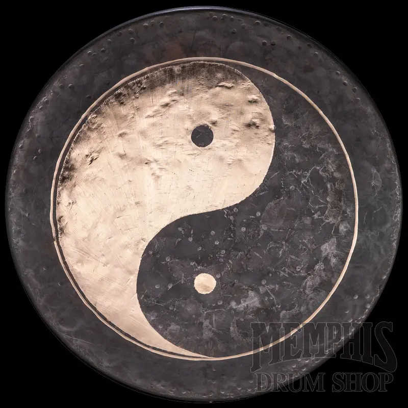 Meinl 32" Hand-Forged Chau Tam Tam – Yin-Yang Motif & Rich, Mysterious Undertones 1