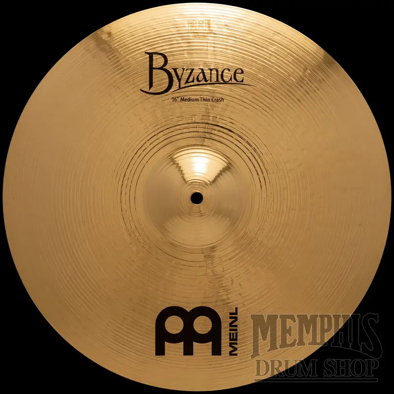 Meinl Byzance Brilliant 16" Medium Thin Crash Cymbal – Expressive, Complex Overtones 1