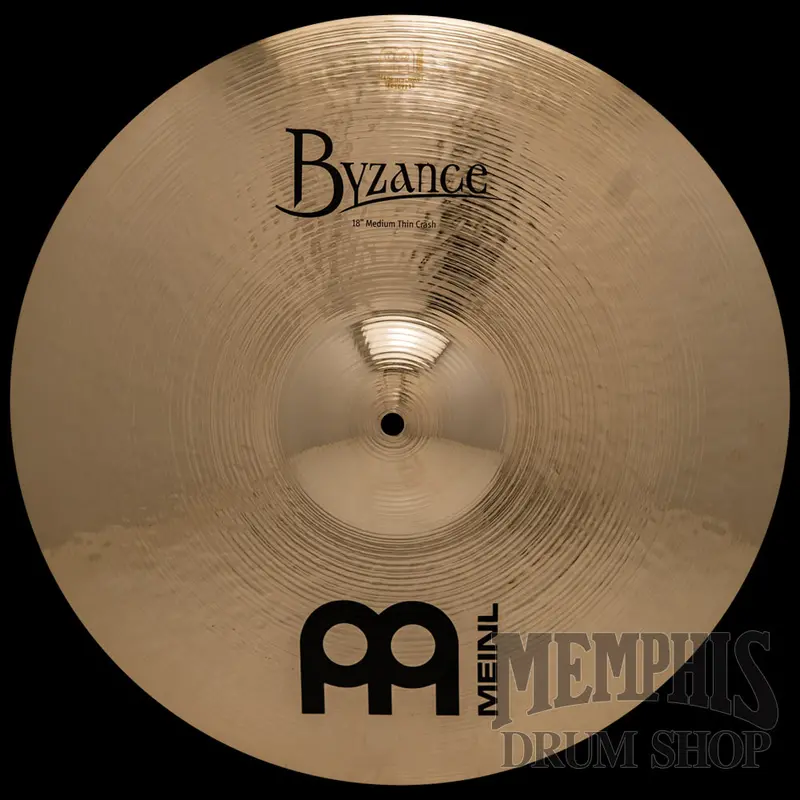 Meinl Byzance Brilliant 18-Inch Medium Thin Crash Cymbal 1