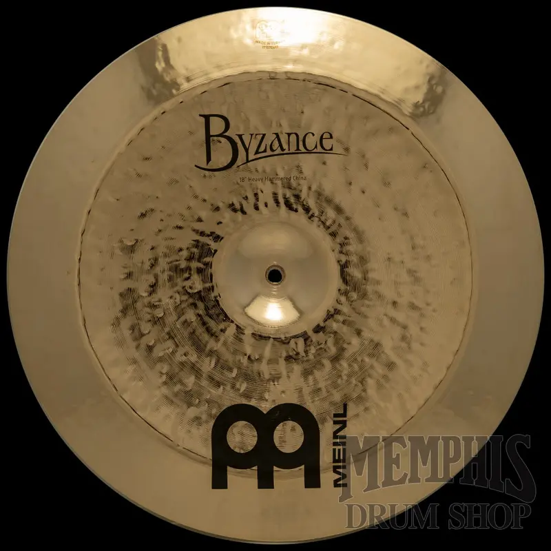 Meinl Byzance Brilliant Heavy Hammered China Cymbal – 18" Hand-Hammered 1