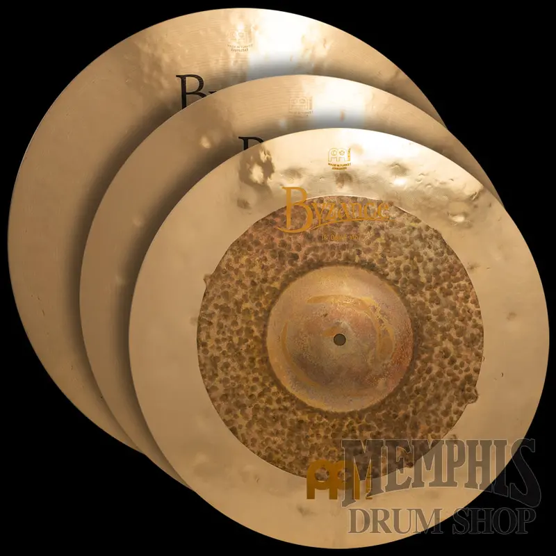 Meinl Byzance Mix Crash/Ride Set: 18" Dark Ultra Crash + 20" Ethereal Thin Crash + 21" Pure Ride 1