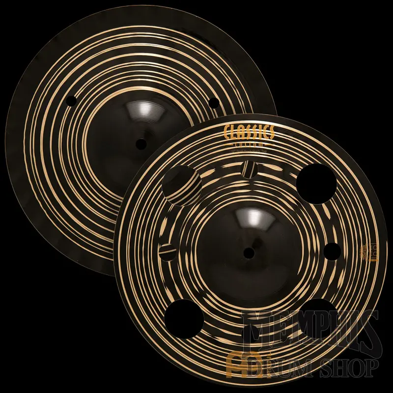 Meinl Classics Custom 12-Inch Dark Trash Stack Cymbal Set 1