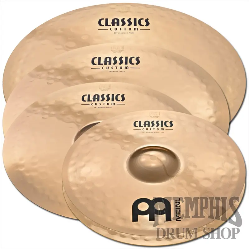 Meinl Classics Custom Brilliant Cymbal Box Set – Includes Free 18-Inch Crash 1