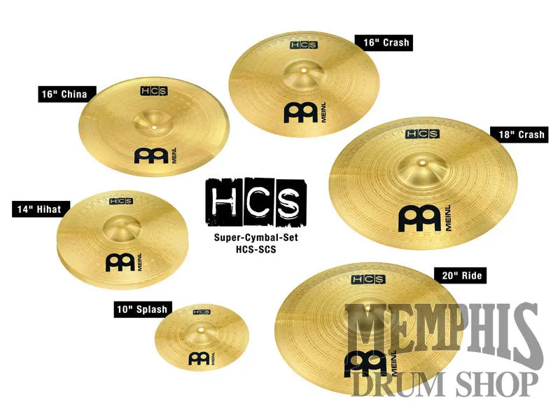 Meinl Hcs Super Matched Cymbal Set – Professionally Tuned Ensemble 1