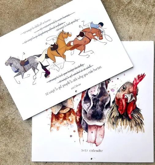 Michelle Clarke ‘Boop The Snoot’ Equestrian Art Print 1