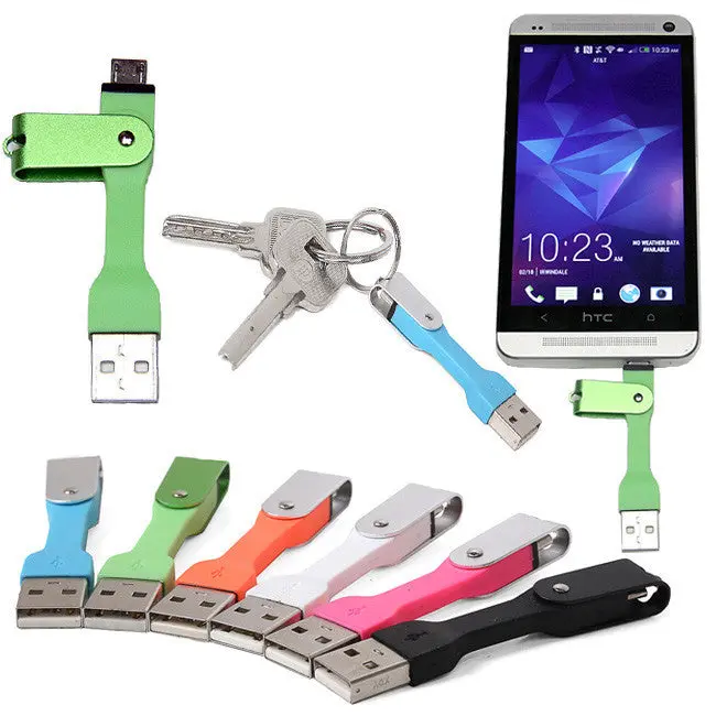 Micro-Usb Keychain Charging Cable For Samsung Galaxy & Note Series Phones 1