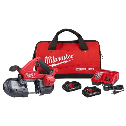 Milwaukee M18 Fuel Compact Band Saw Kit With Accessories 1