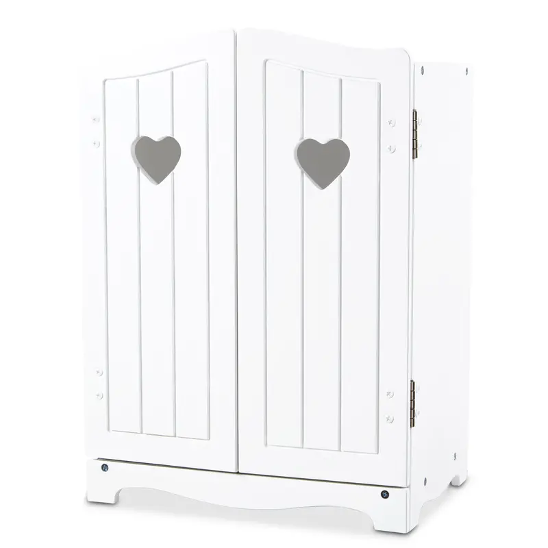 Mine To Love Wooden Play Armoire With Storage 1