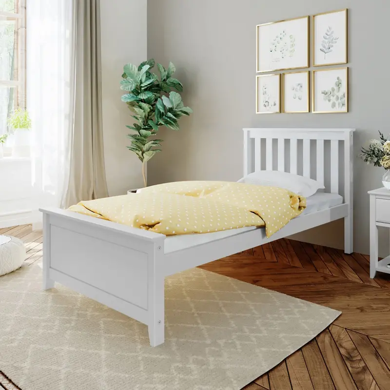 Minimalist Twin Slatted Bed Frame 1