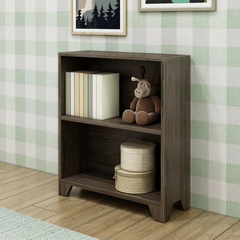 Modern Farmhouse Two-Tier Bookshelf 1