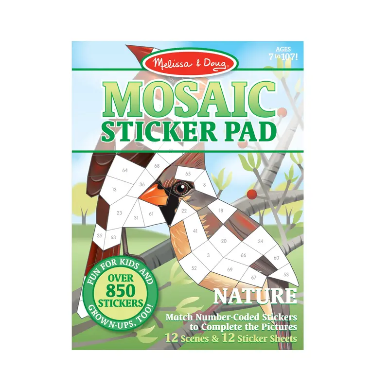 Nature-Themed Mosaic Sticker Activity Pad 1