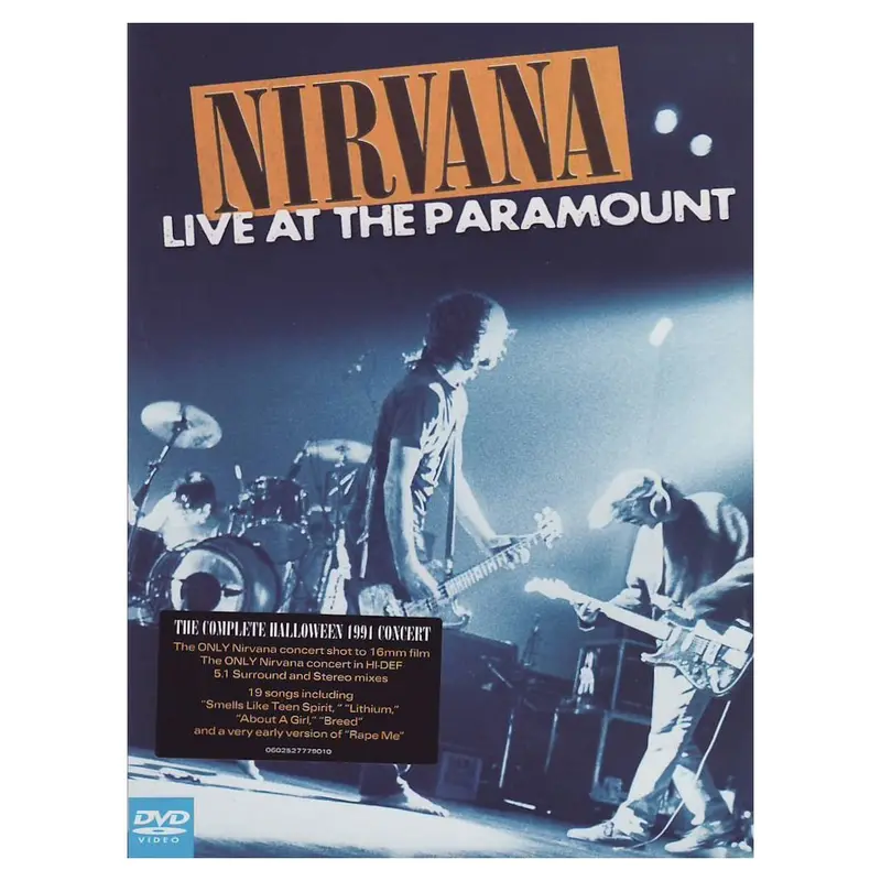 Nirvana Live At The Paramount Concert Film Soundtrack 1