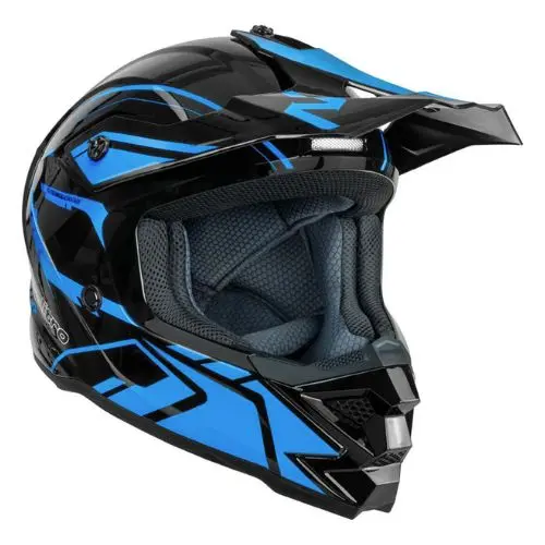Nitro Mx710 Shard 2 Youth Helmet – Blue/Black Colorway 1