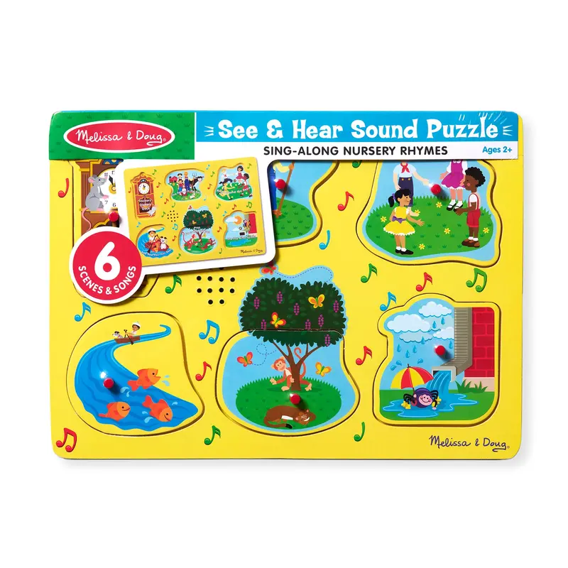 Nursery Rhymes Sound Puzzle – 6-Piece Early Learning Activity 1
