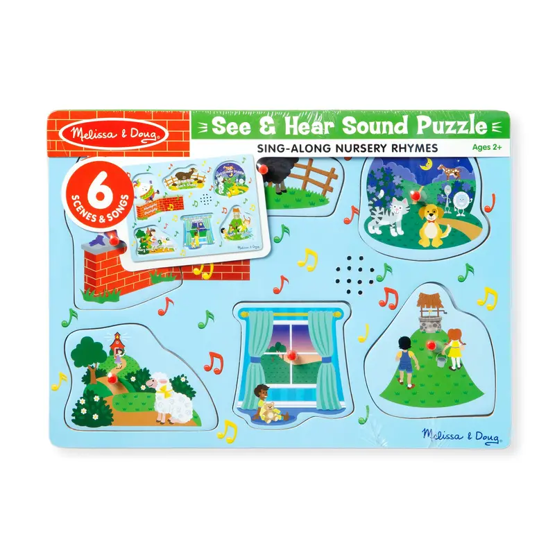 Nursery Rhymes Sound Puzzle – 6-Piece Educational Toy 1