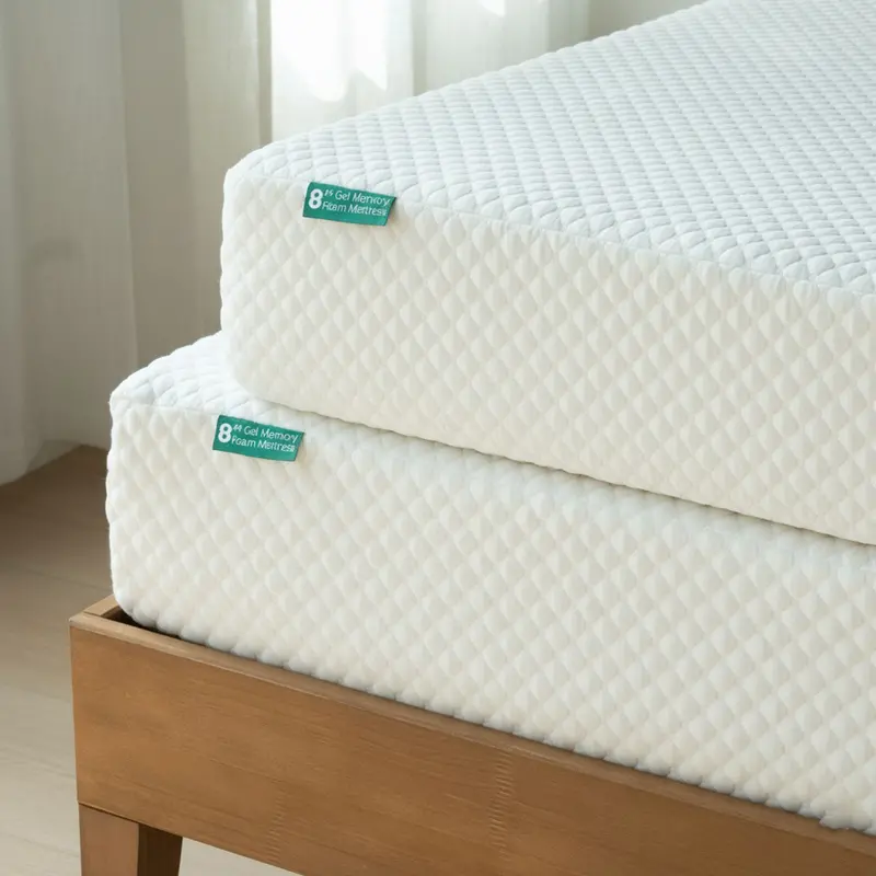 Pair Of 8-Inch Twin Memory Foam Mattresses – Value Bundle 1