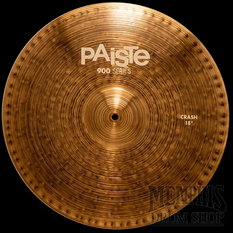 Paiste 18-Inch 900 Natural Crash Cymbal – Organic, Warm, Uncoated Tone 1