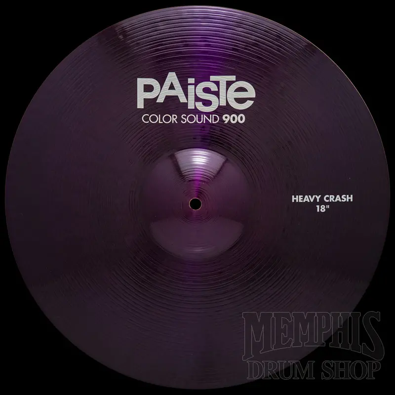 Paiste 18-Inch Color Sound 900 Purple Heavy Crash Cymbal – Striking Visuals & Dense, Full-Bodied Crash 1
