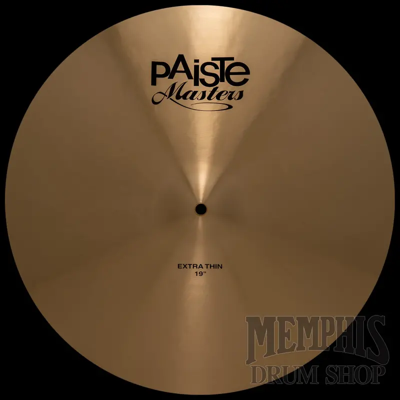 Paiste 19" Masters Extra Thin Cymbal – Ultra-Lightweight, Highly Responsive 1