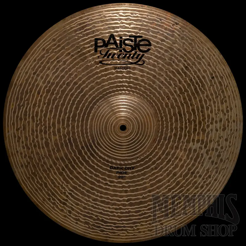 Paiste 20" Masters Dark Dry Ride – Dry, Focused, And Controlled 1