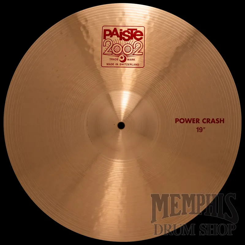 Paiste 2002 Power Crash 19" Cymbal – Aggressive Attack & Full-Bodied Sustain 1