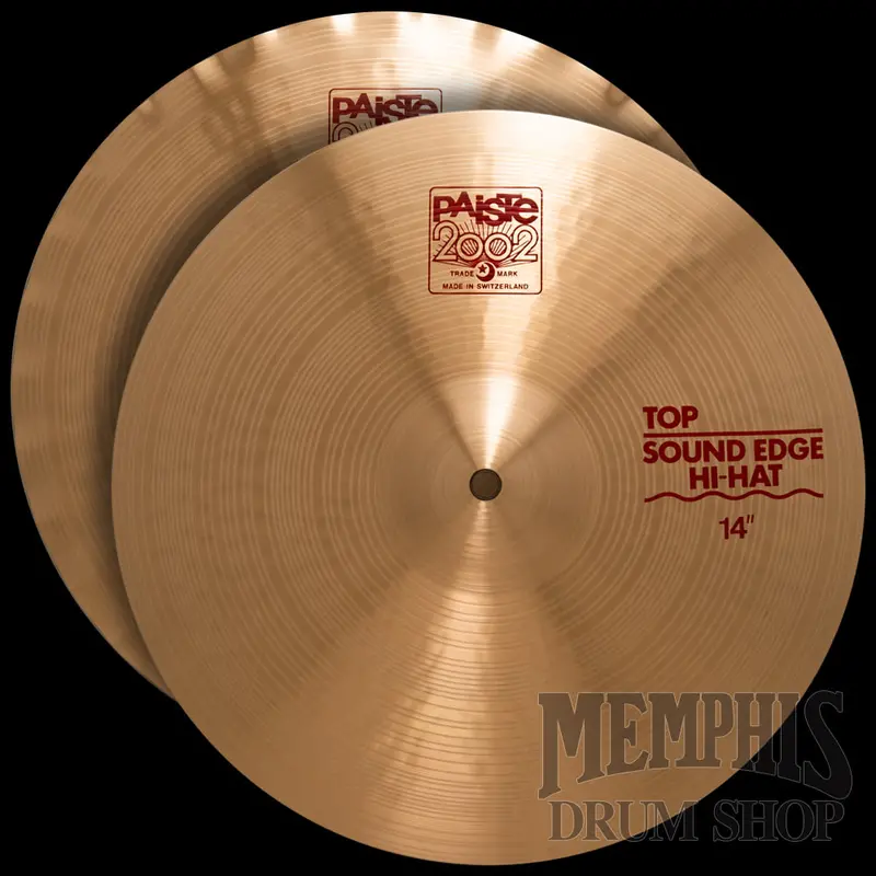 Paiste 2002 Sound Edge 14-Inch Hi-Hats – Tight Chick & Expressive Open Sound 1