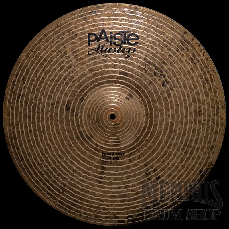 Paiste 21" Masters Dark Dry Ride – Articulate, Low-Sustain Ride Character 1