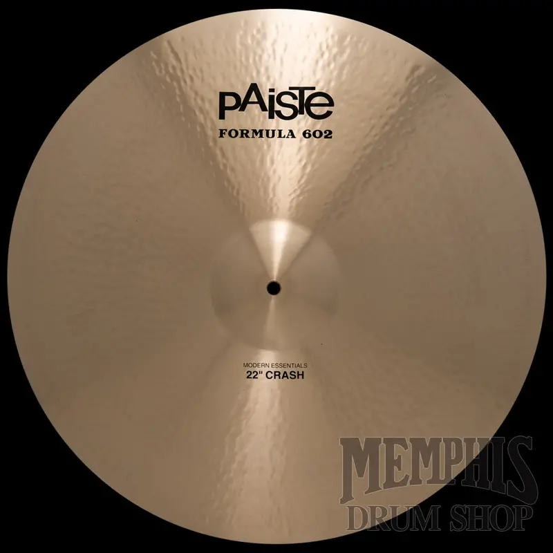 Paiste 22" Formula 602 Modern Essentials Crash – Versatile, Studio-Ready Tone 1